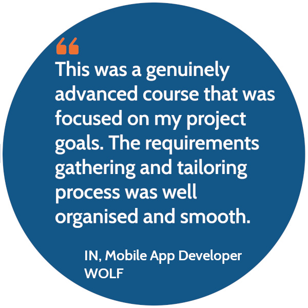 Customer feedback from a mobile app developer at Palringo (now WOLF): 