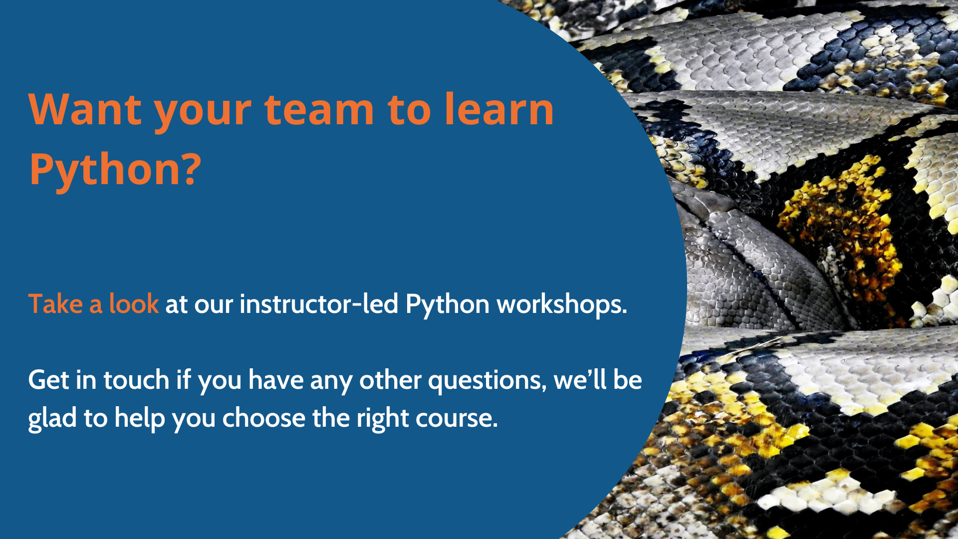 Python Training Course at Framework Training